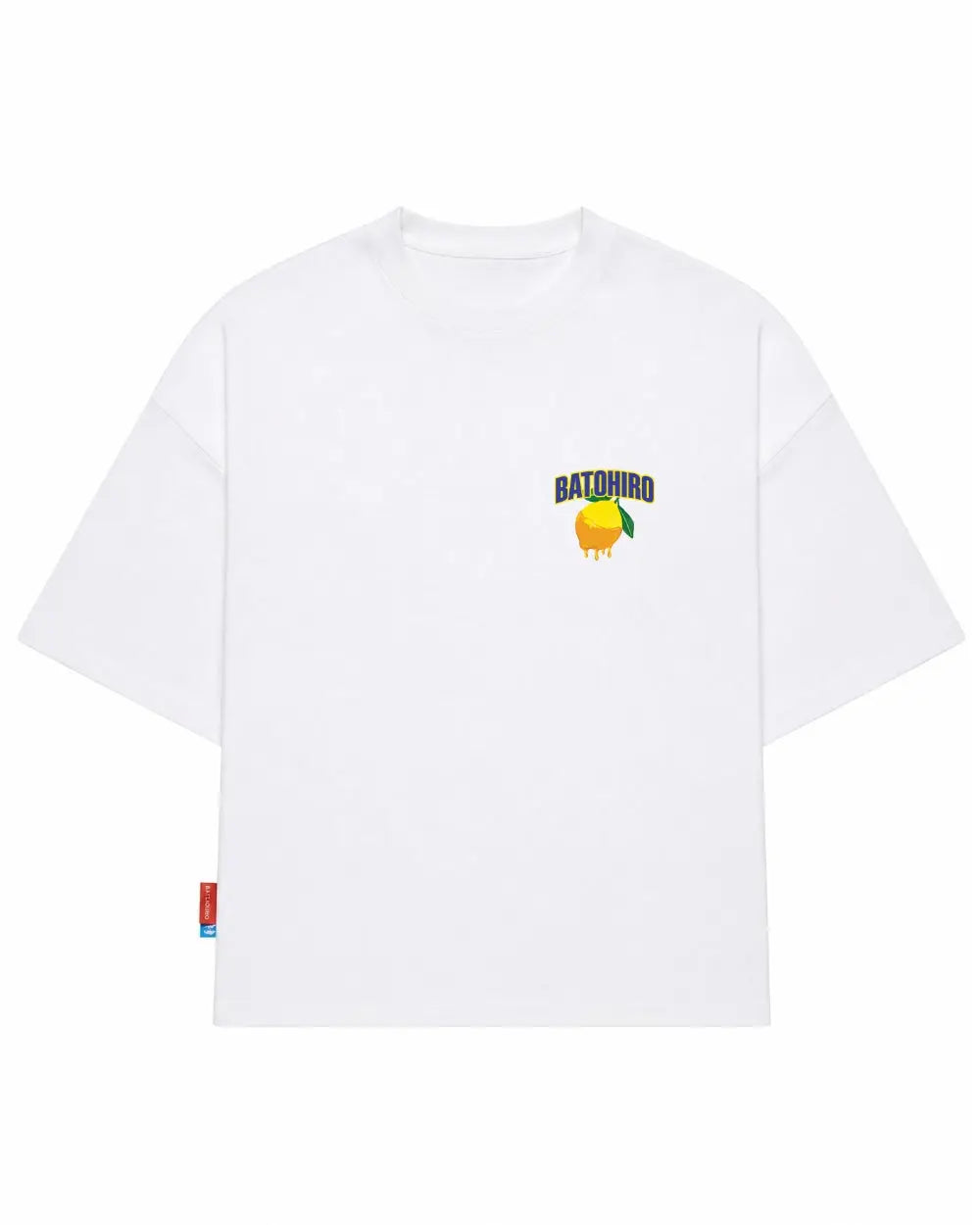 Honey Lemon - White Cropped Oversized Tee