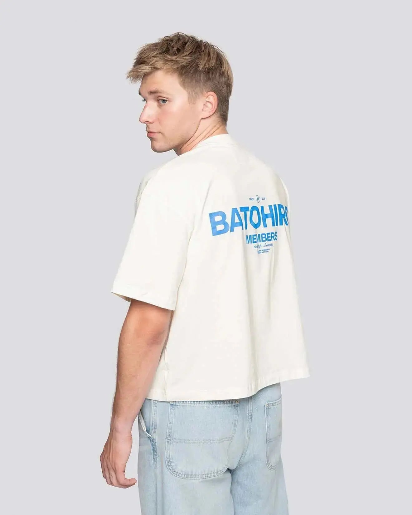 Members - Cropped Oversized Tee Batohiro