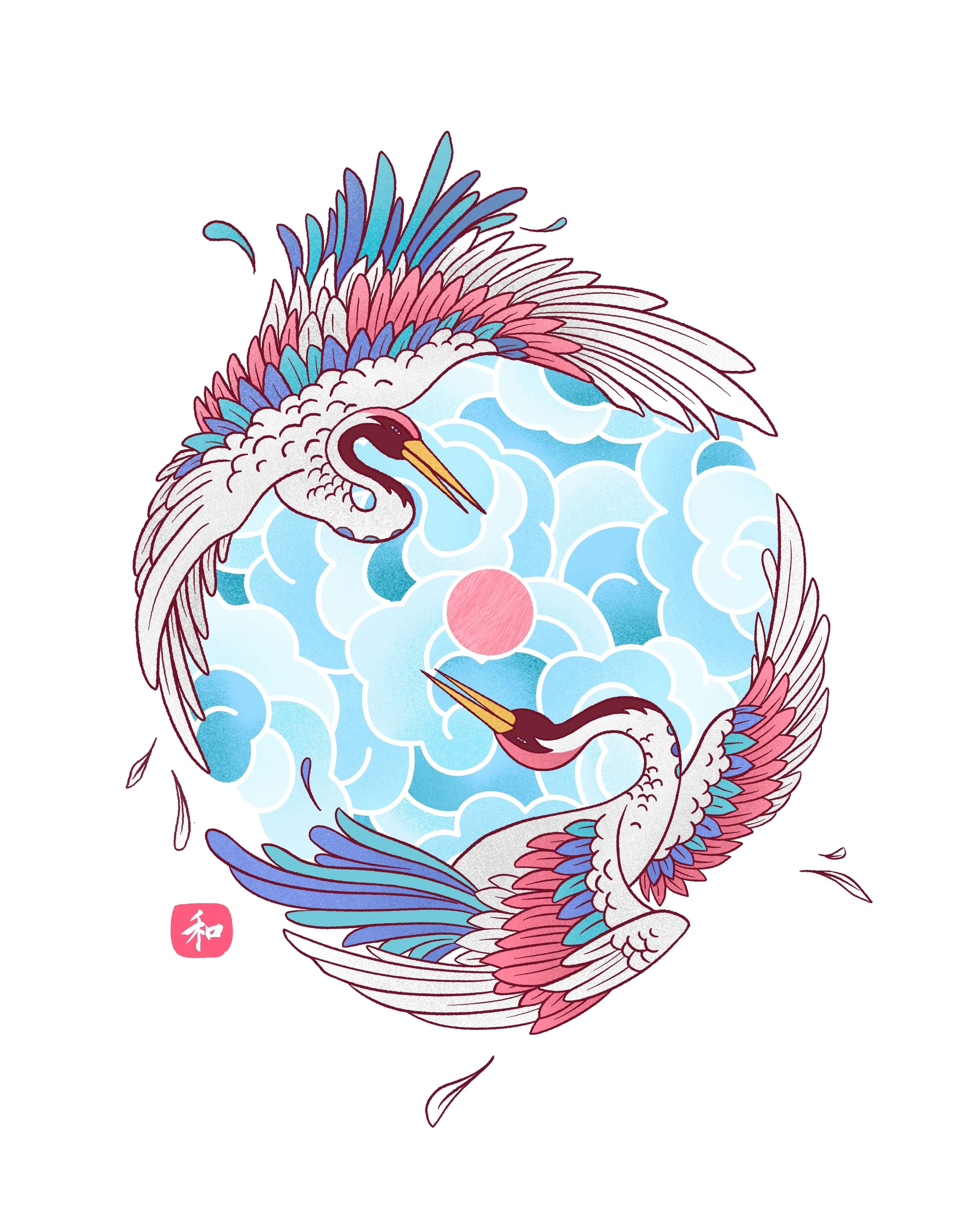 Crane - Skrátené oversize tričko