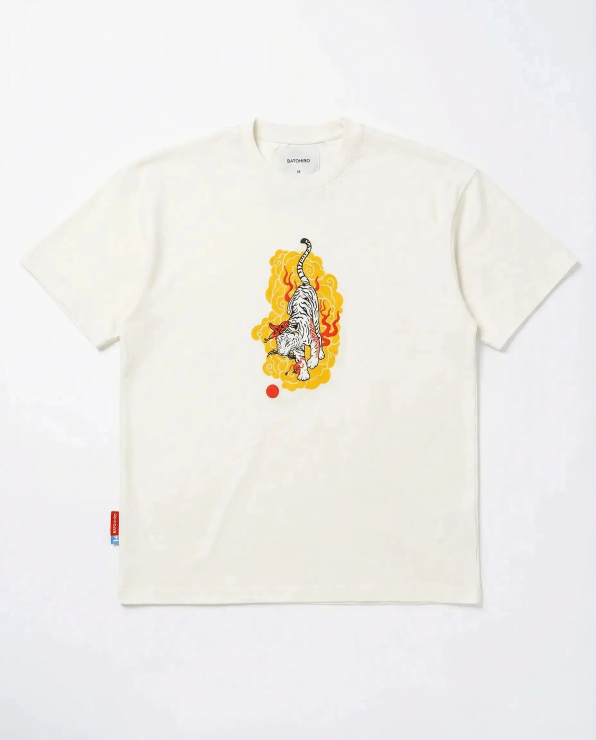 White Tiger - Off-White Oversized Tee Batohiro