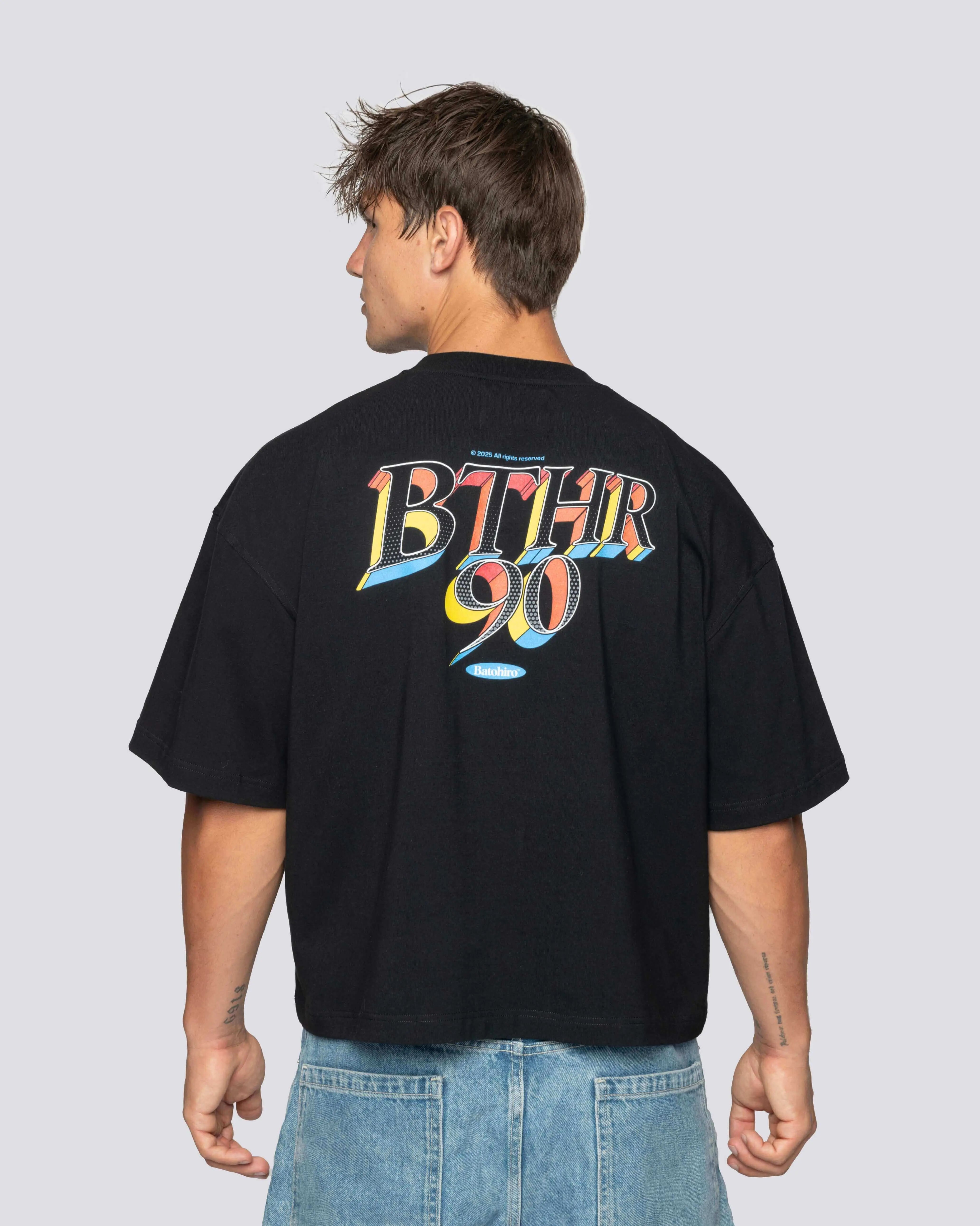 BTHR 90 - Cropped Oversized Tee Batohiro