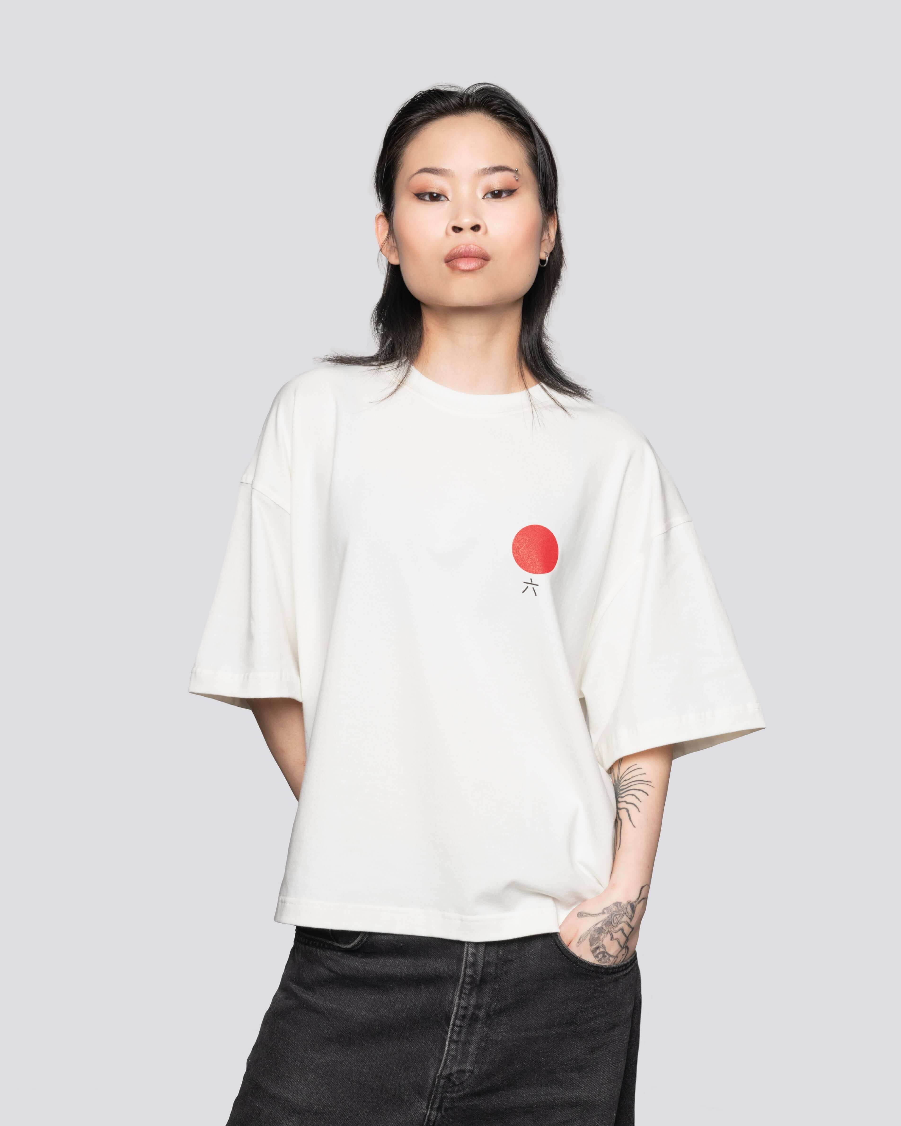 Fuji - Cropped Oversized Tee