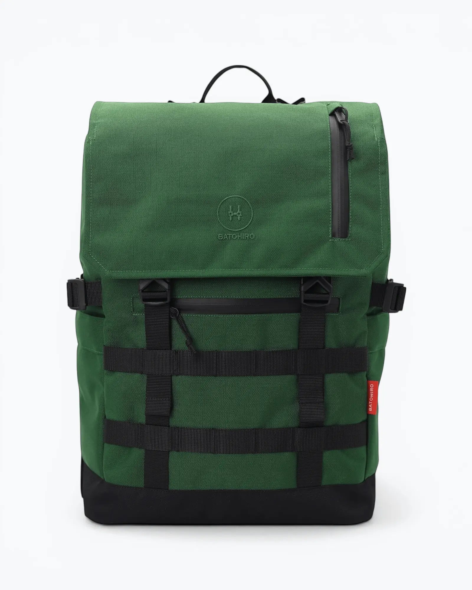 Minato Premium 6.0 – Forest Green backpack with durable CORDURA® 1000D fabric and waterproof features.