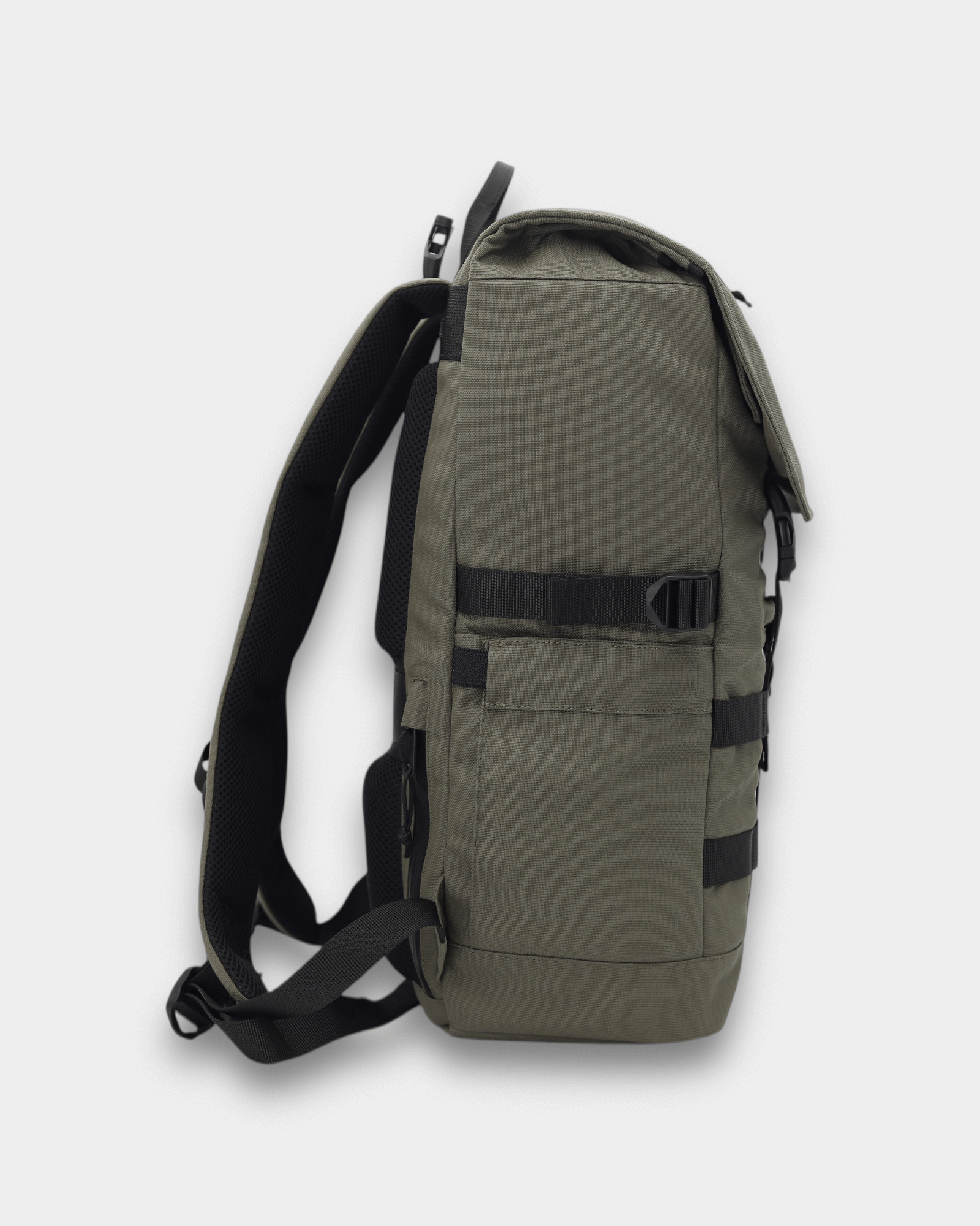 Minato Premium Ranger Green batoh – boční pohled na funkční a odolný batoh z CORDURA® 1000D