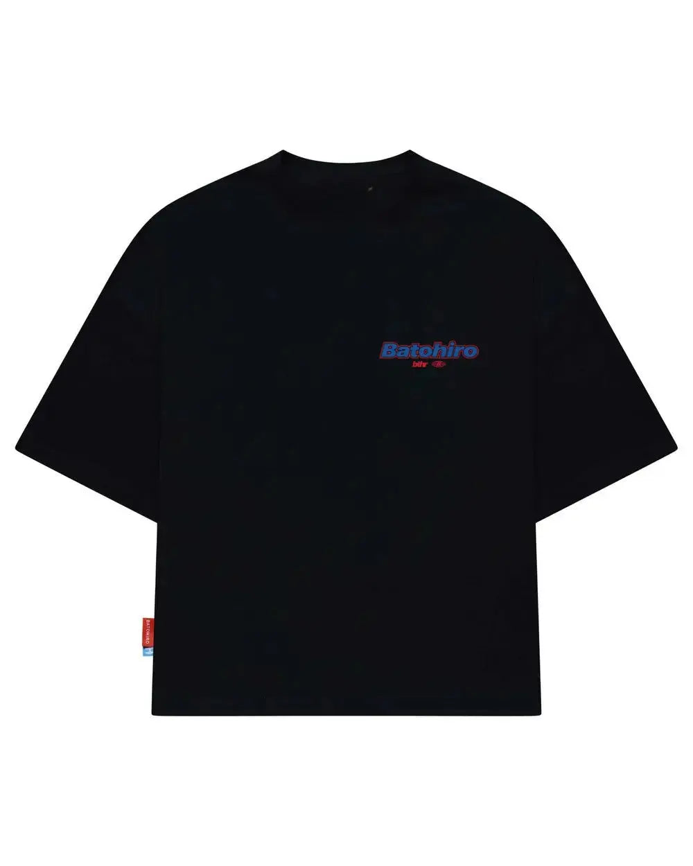 Outside – Black Cropped Oversized Tee Batohiro
