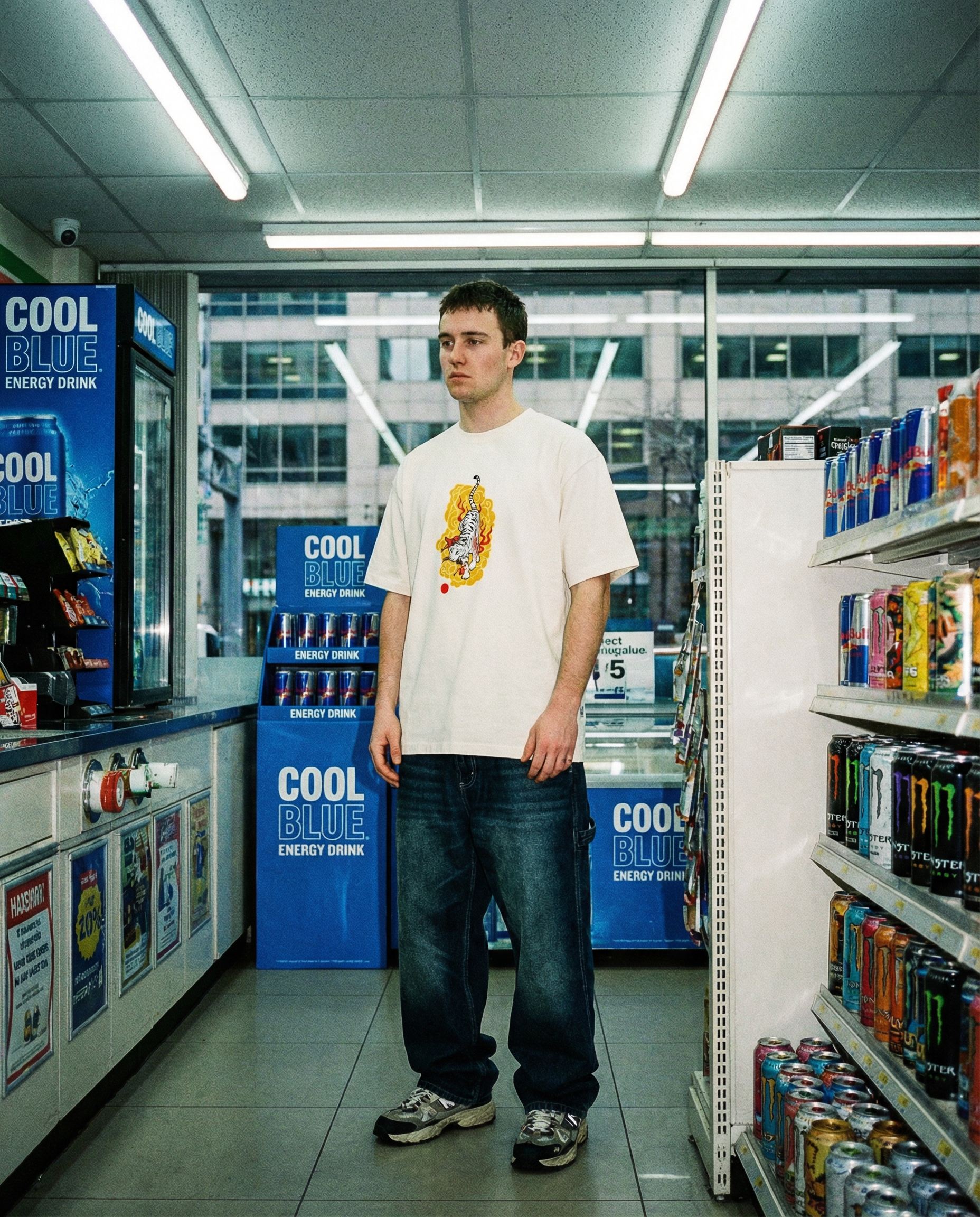 White Tiger- Oversized Tee