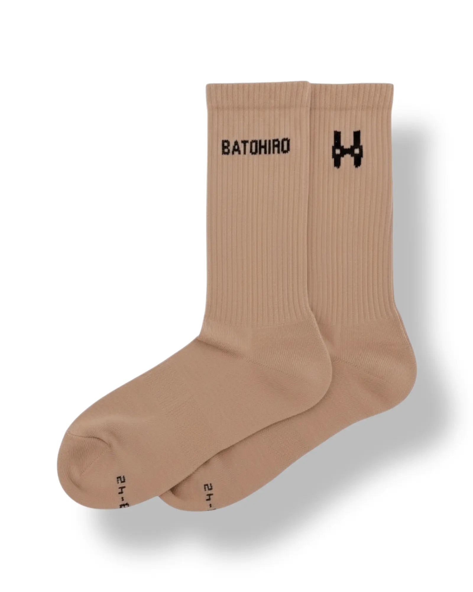 Batohiro Crew Ponožky - Washed Pink Batohiro