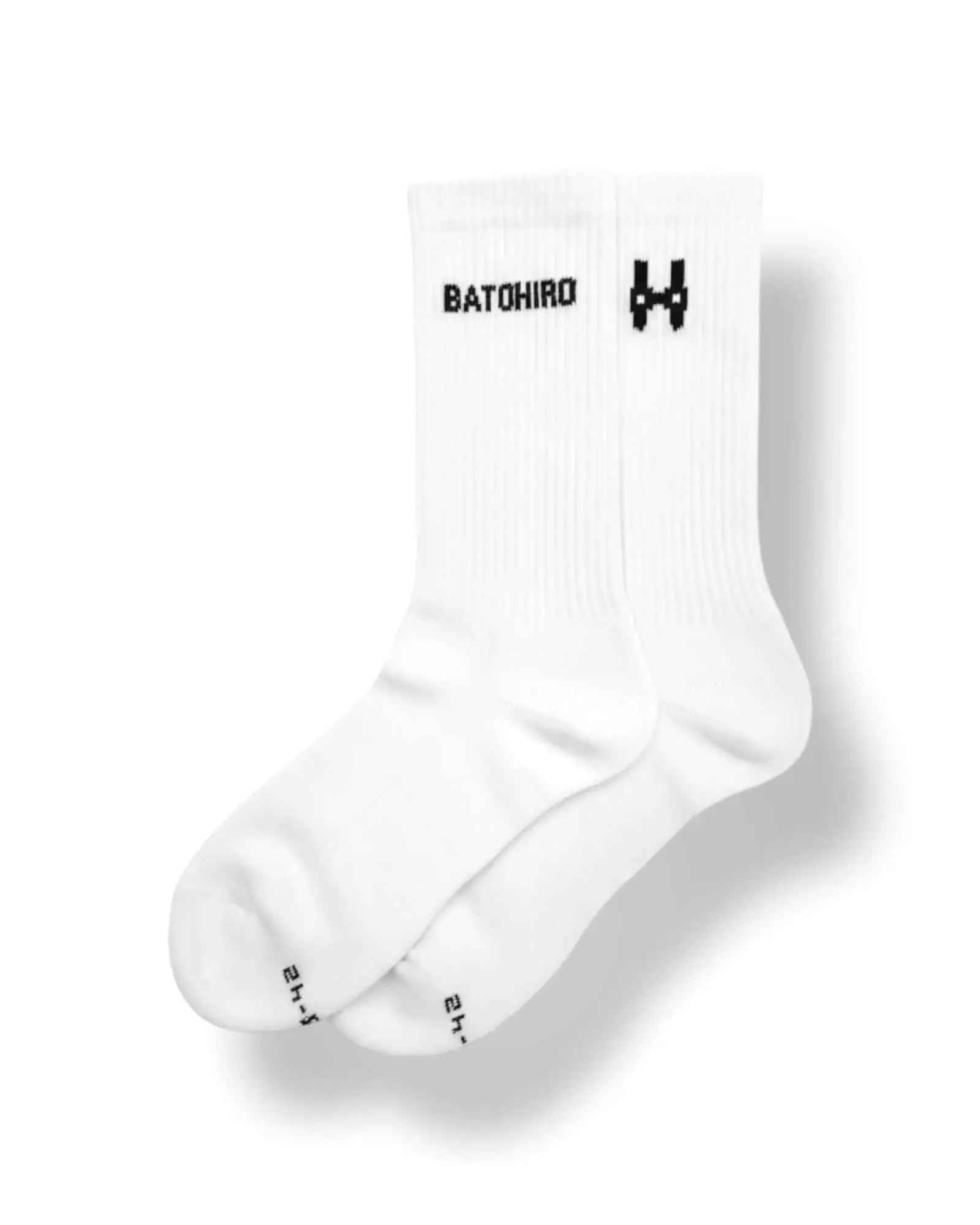 Batohiro Crew Ponožky – Čisto biele Batohiro