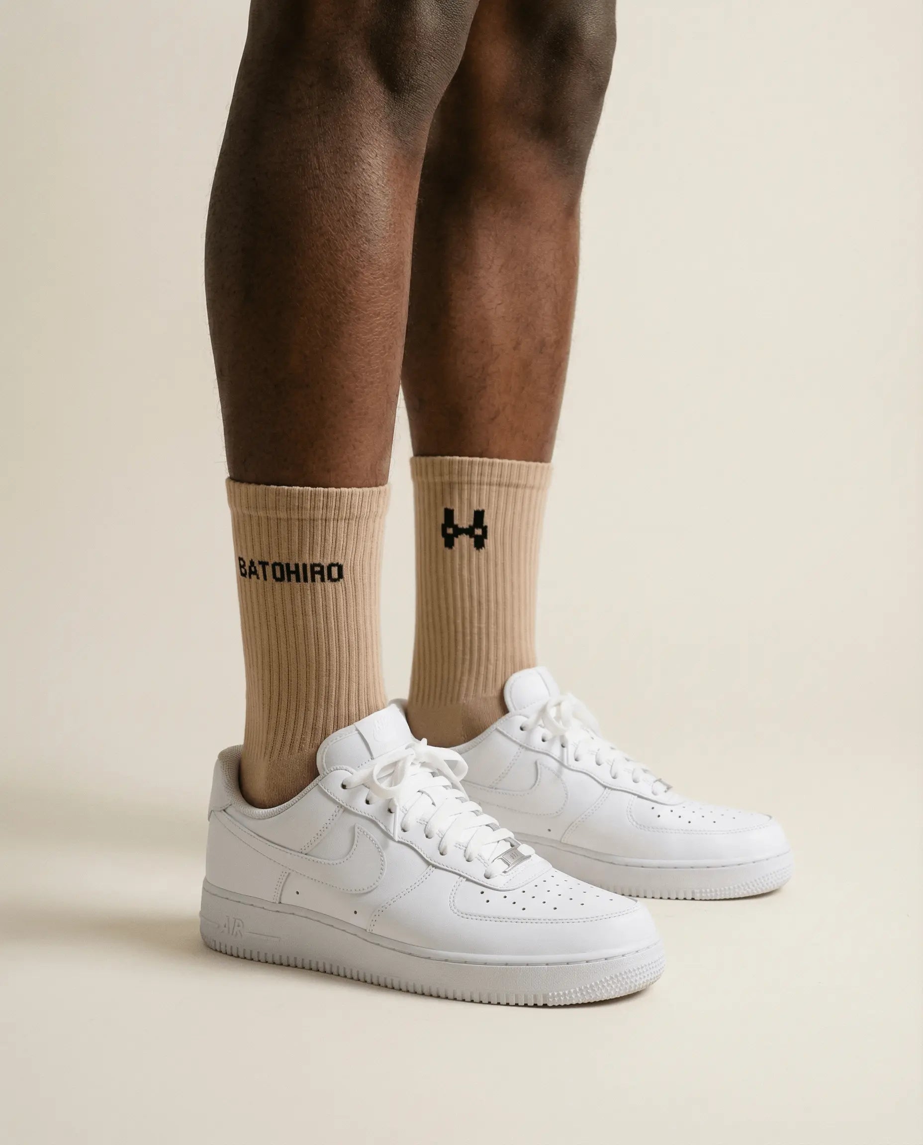Batohiro Crew Ponožky - Beige Batohiro
