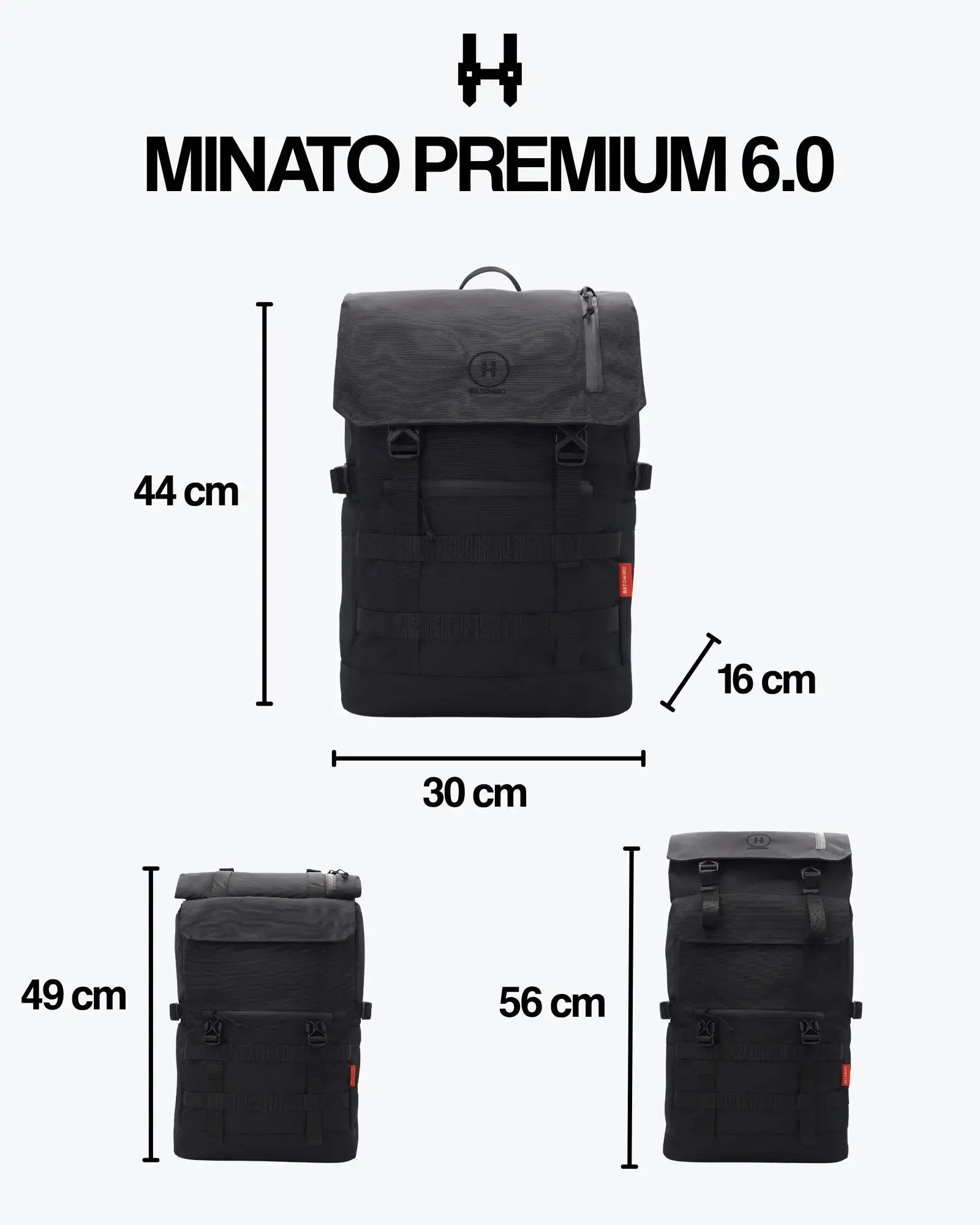 Minato Premium 6.0 – Black Knight batohಿರಿಯ