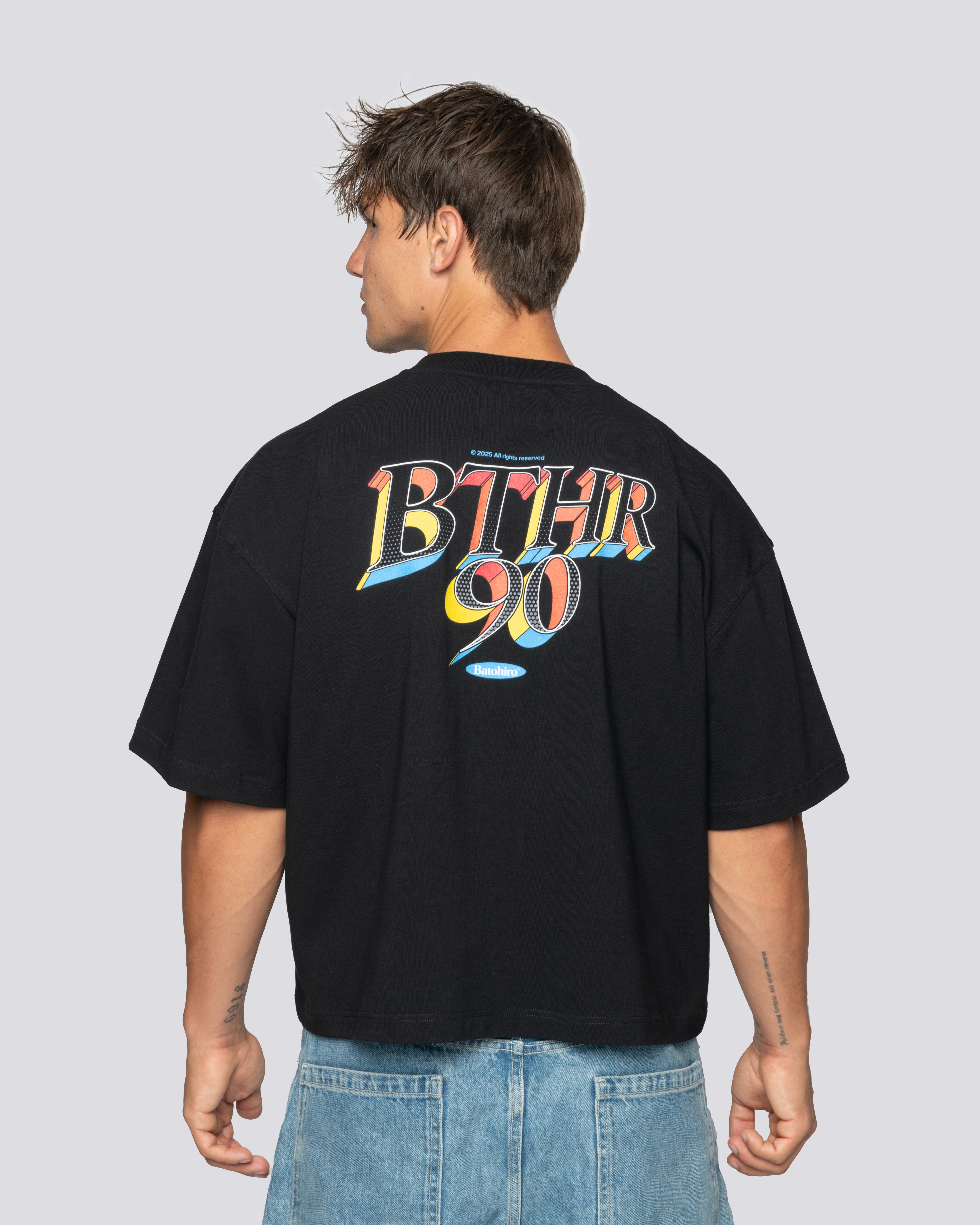 BTHR 90 - Skrátené oversize tričko